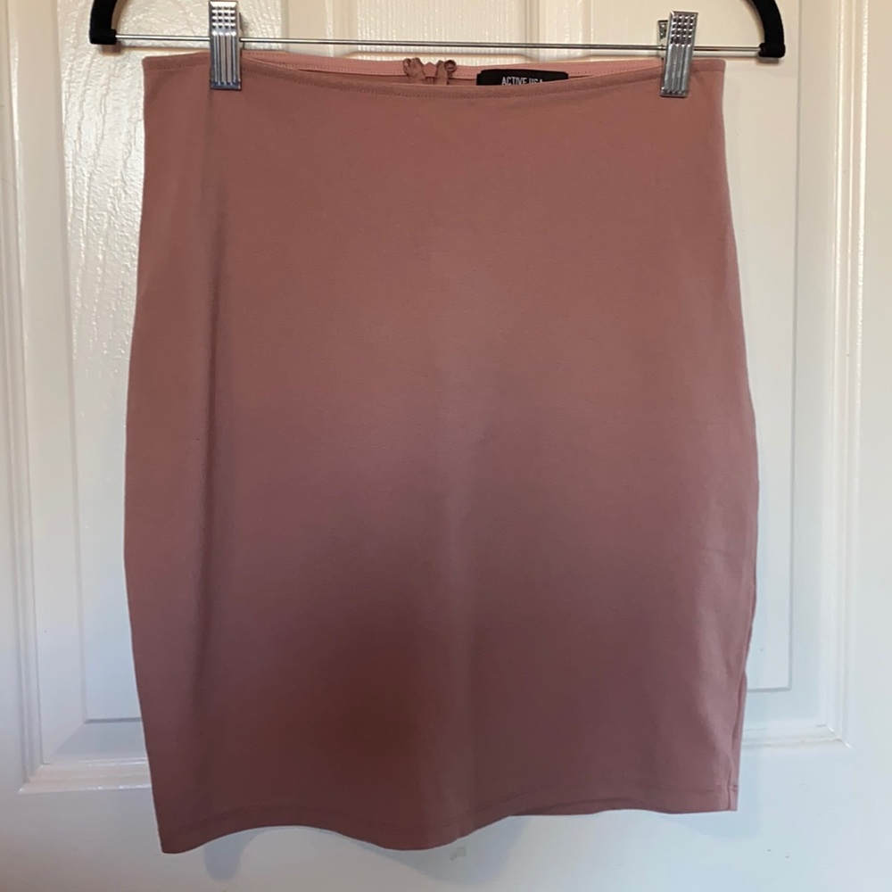 Pink Mini Skirt